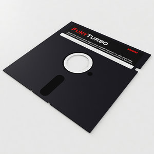 3D model 5 inch floppy disk