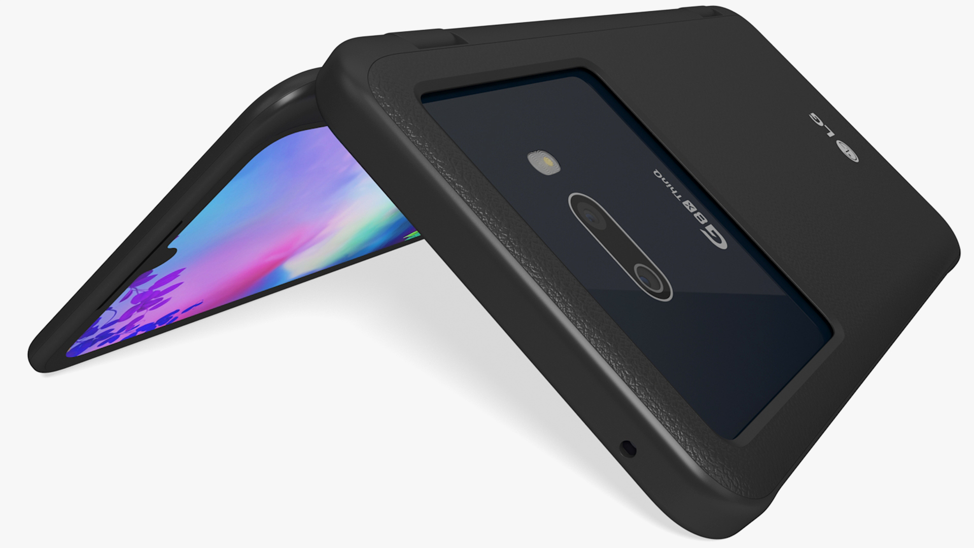 lg g8x thinq双屏3d模型