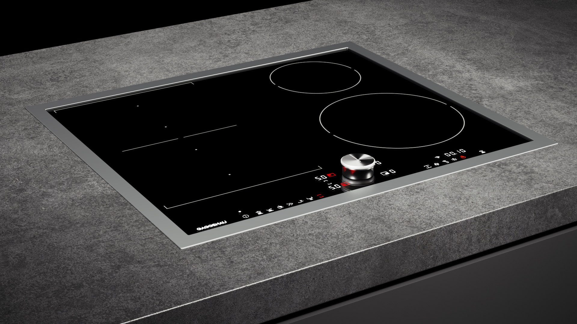 Gaggenau cooktop ci262113 ac231120 model TurboSquid 1480342