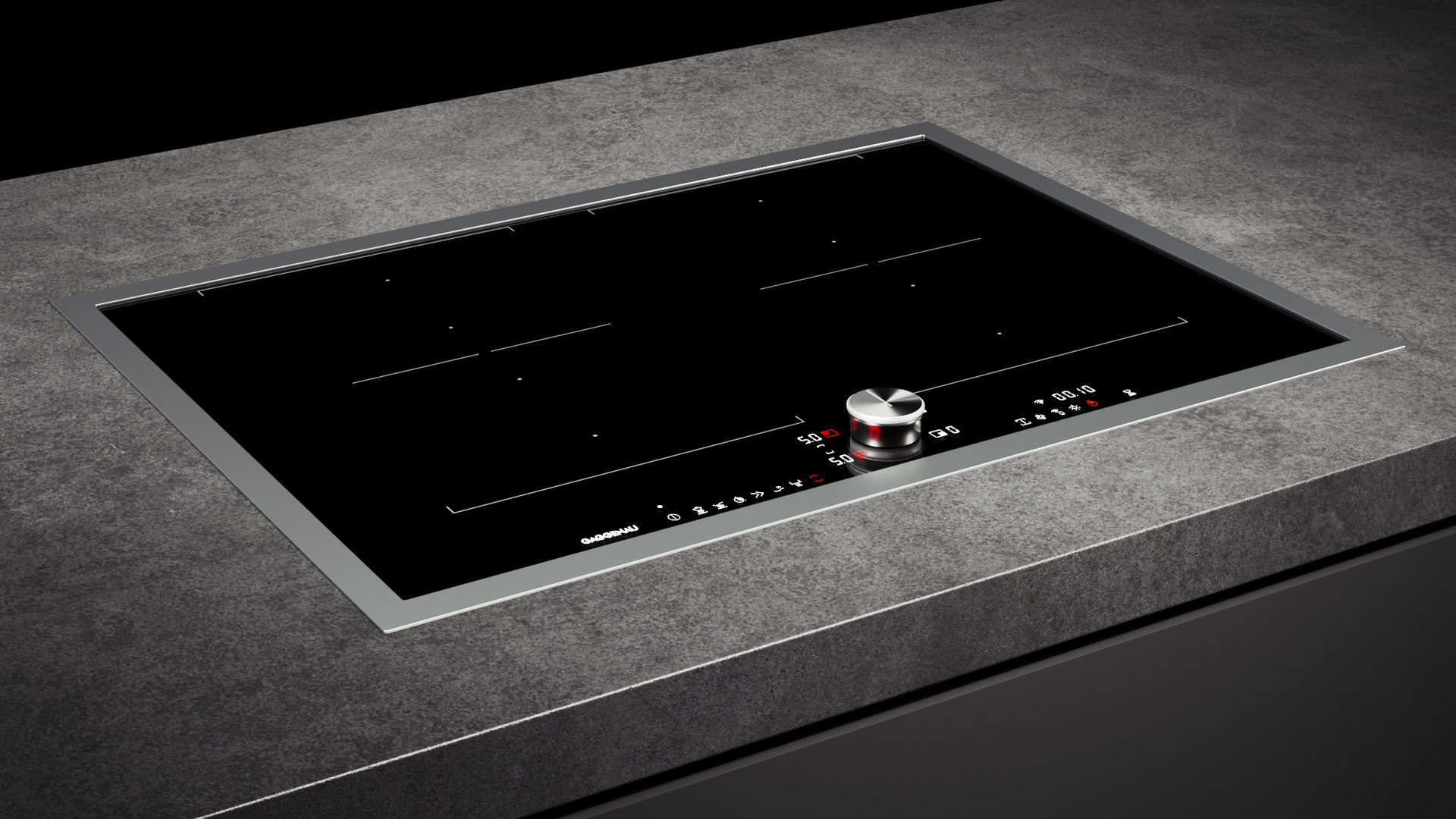 3D gaggenau cooktop 200 ci272111 model TurboSquid 1480472