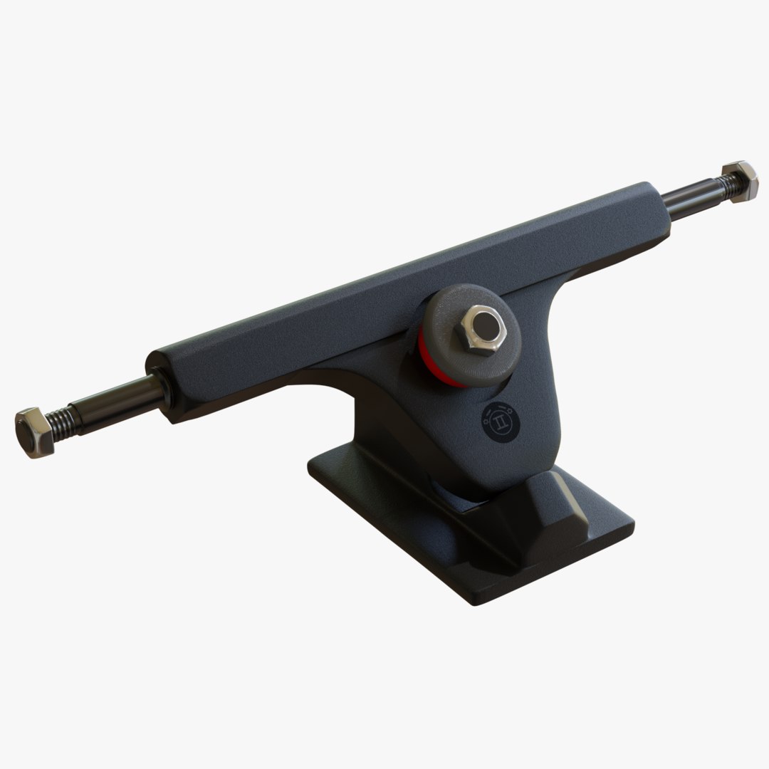 Longboard truck 3D - TurboSquid 1480483