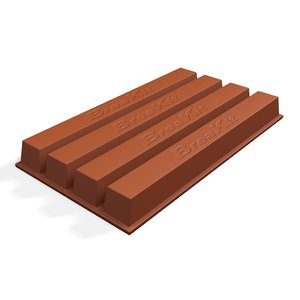 chocolate bar 3D model