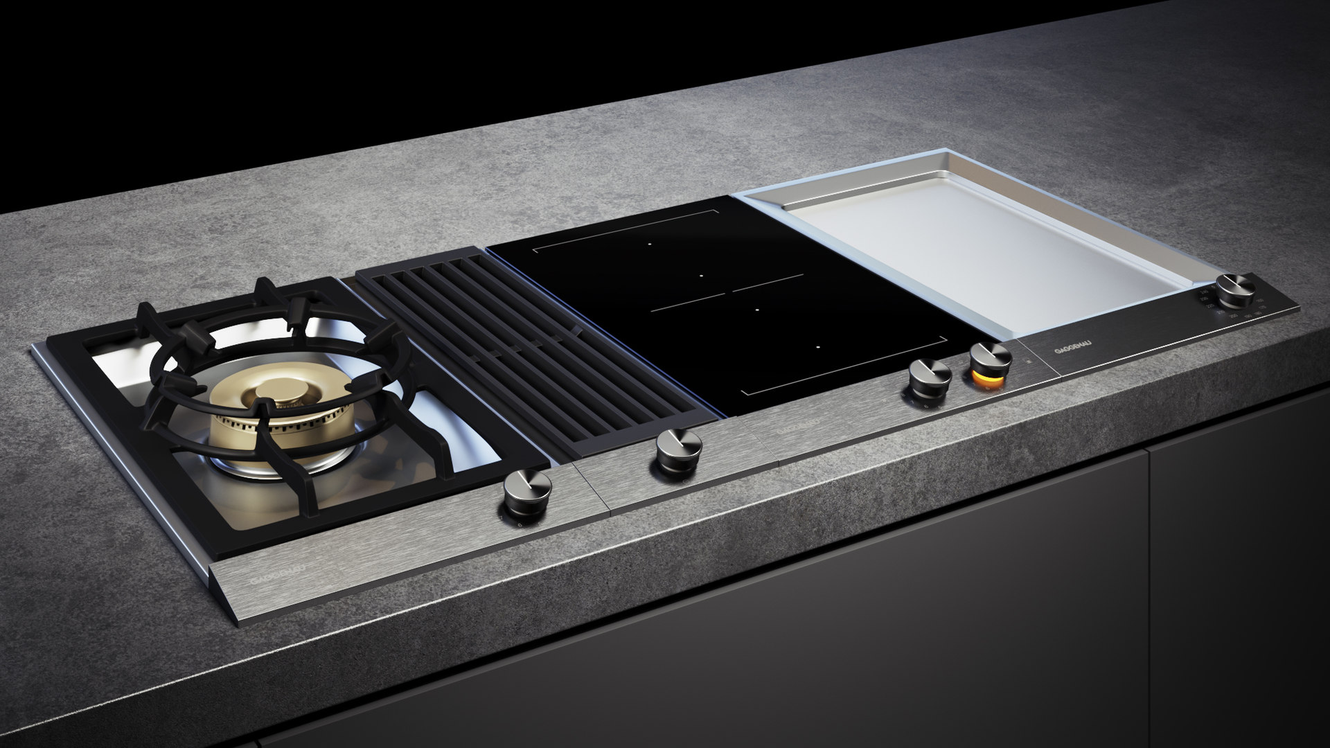 3D model gaggenau 200 cooktop vg231120f TurboSquid 1480587