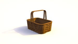 picnic basket 3D