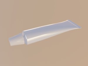3D paste tube
