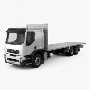 fe flatbed truck 3D model