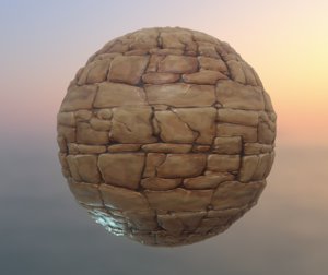 Stylized Rock PBR Material