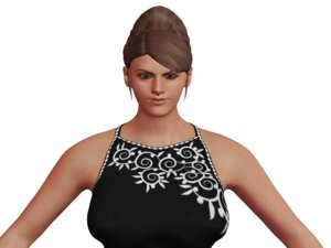 brianna sexy girl 3D model