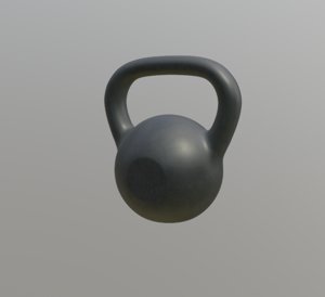 3D kettle bell model