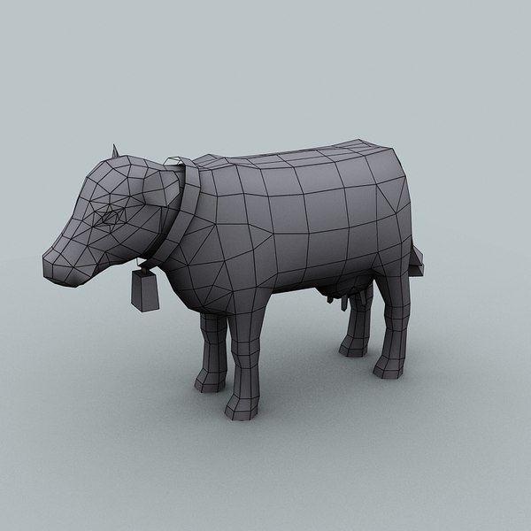 牛的性格3d模型