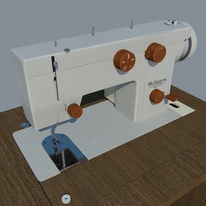 sewing machine seagull 3D model