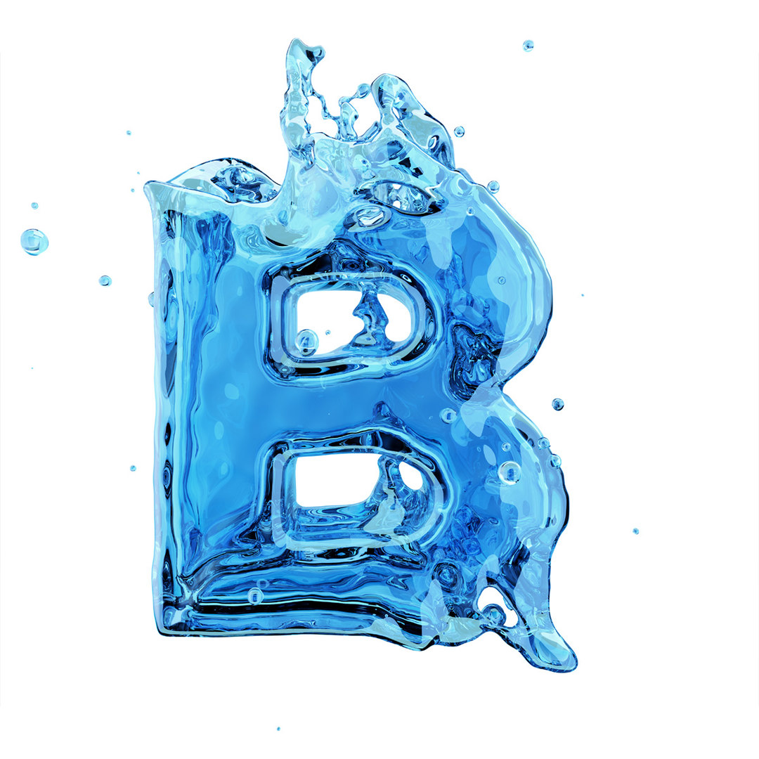 Liquid Letter B Model - TurboSquid 1481445