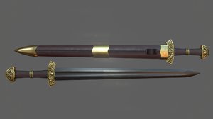 sword sheath model