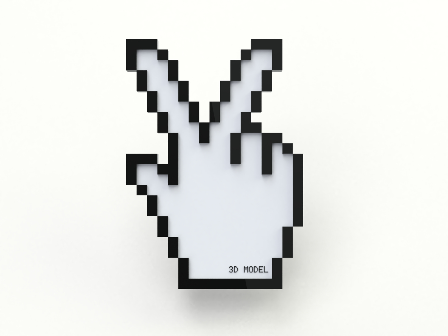 Cursor creative victory 3D model TurboSquid 1481824