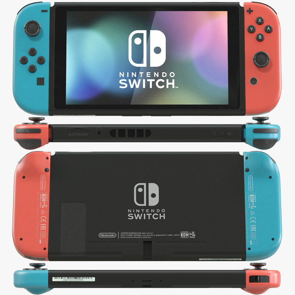 Nintendo Switch Console 3d Model Turbosquid