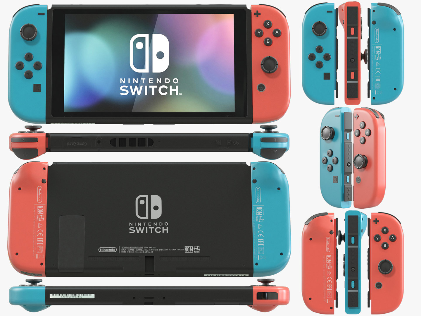 Nintendo switch console 3D model - TurboSquid 1481938