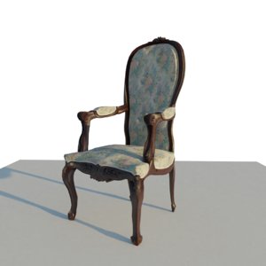 3D renaissance chair