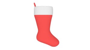sock christmas 3D model