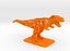 3D tyrannosaurus dinosaur t-rex model
