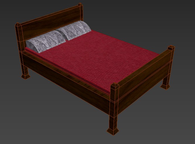 Free Bed 3d Model Turbosquid 1482189