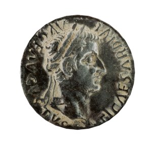 old ancient roman coin 3D model