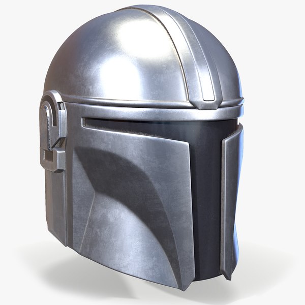 3D model ready mandalorian helmet