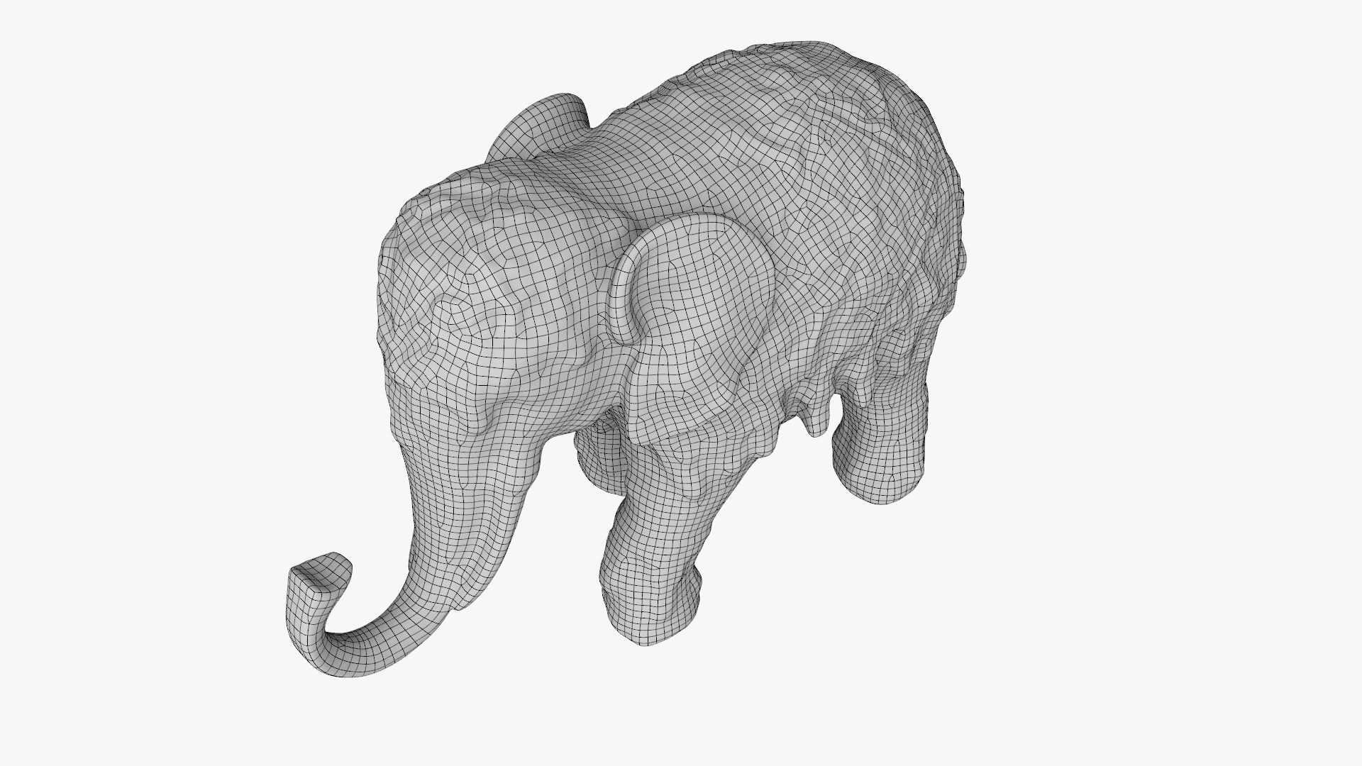 Elephant statue 3D model - TurboSquid 1171315