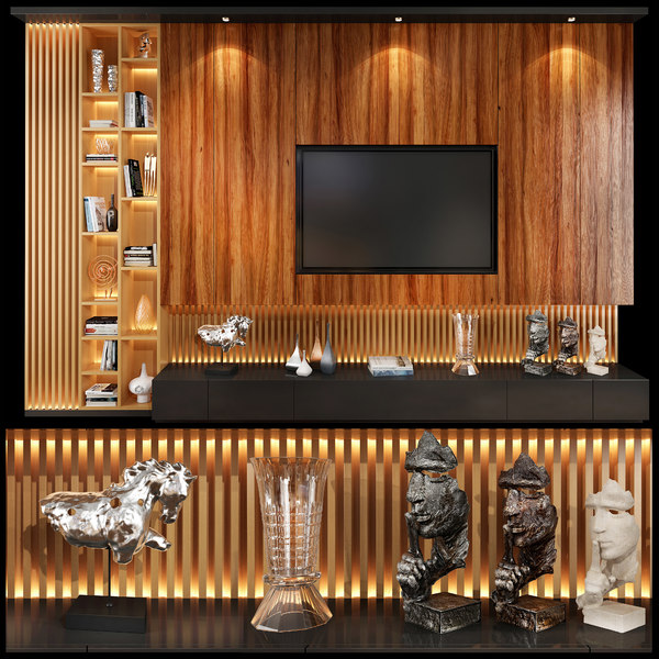 3d Model Tv Wall Units Set Turbosquid 1482343 - Tv Wall Unit 3d Model Tv Wall Units Set Turbosquid 1482343 - Tv Wall Unit