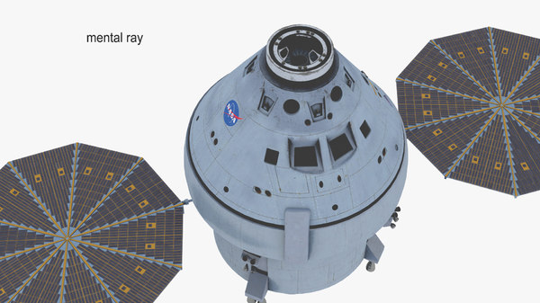 orion space capsule 3d model