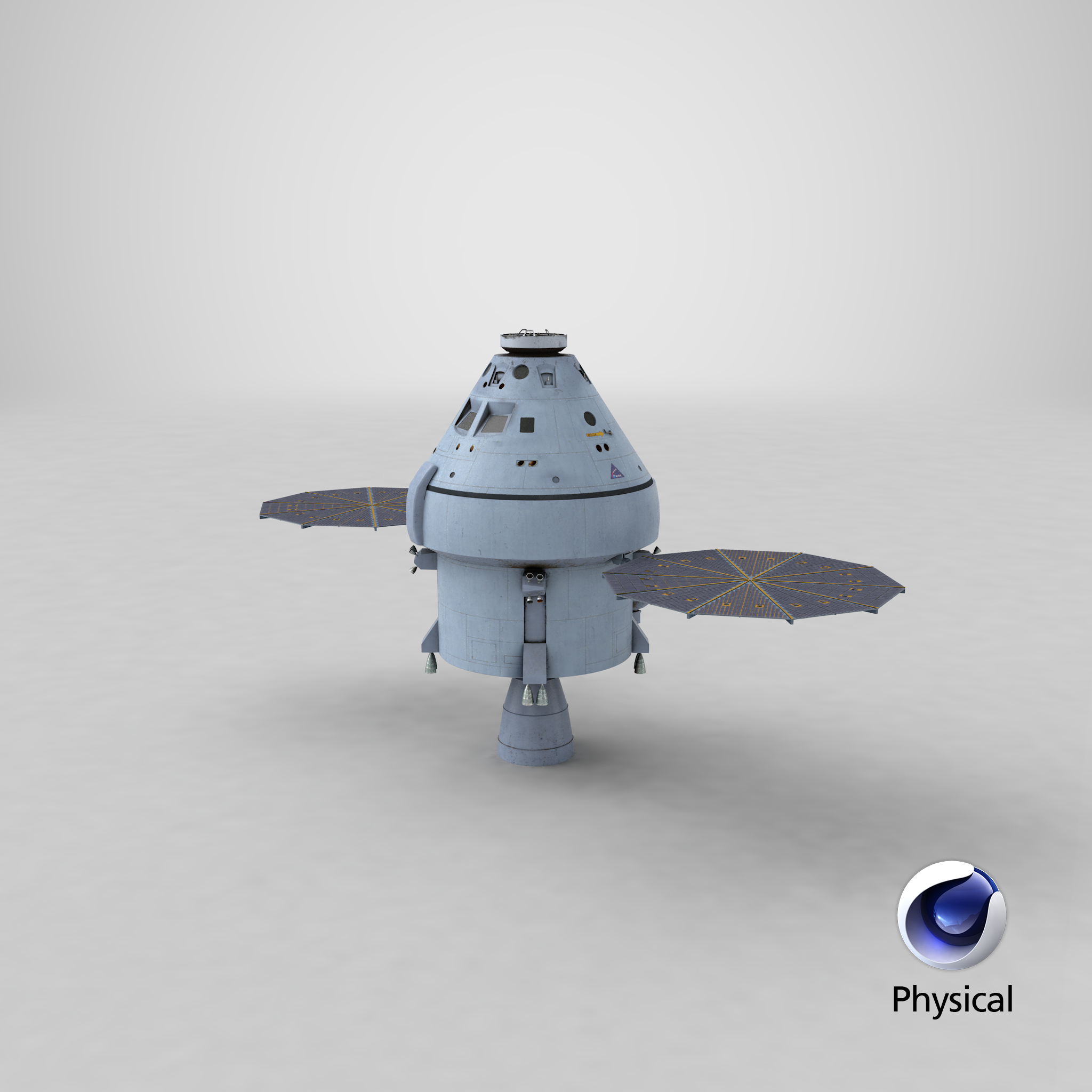 猎户座太空舱3d模型