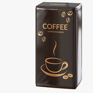 coffee packing 04 3D model