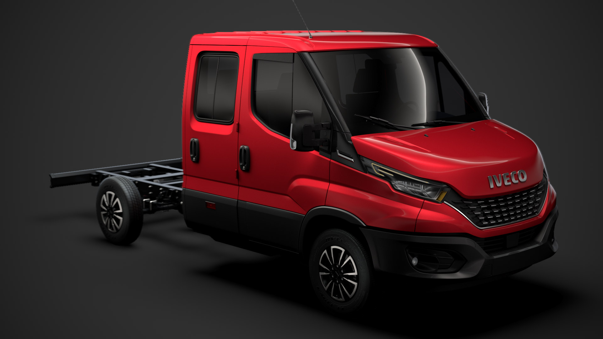 Iveco daily crew cab 3D TurboSquid 1482651