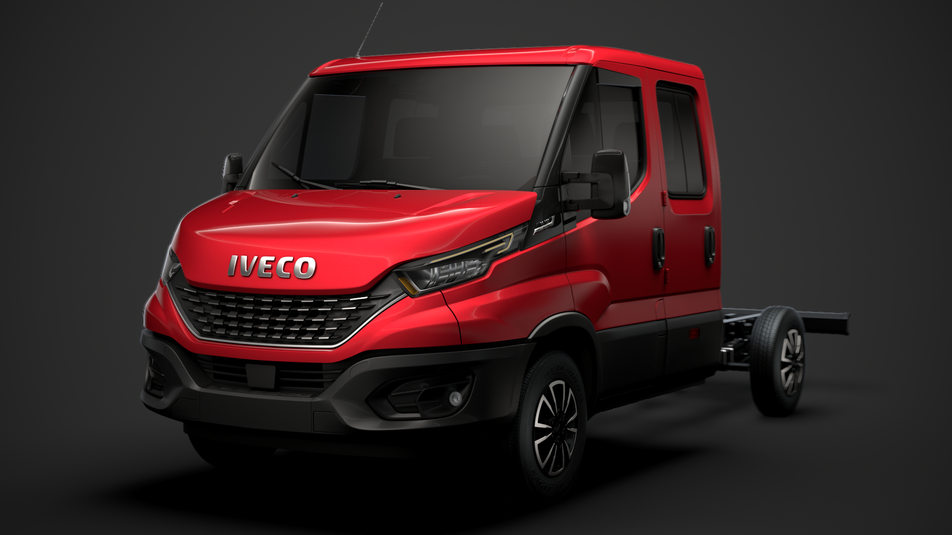Iveco daily crew cab 3D TurboSquid 1482651