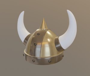 viking helmet 3D model