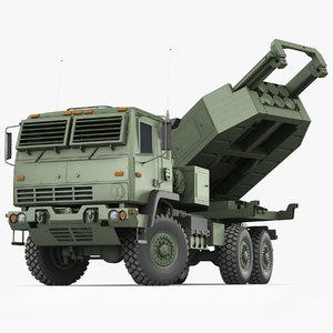 m142 himars army truck 3D model