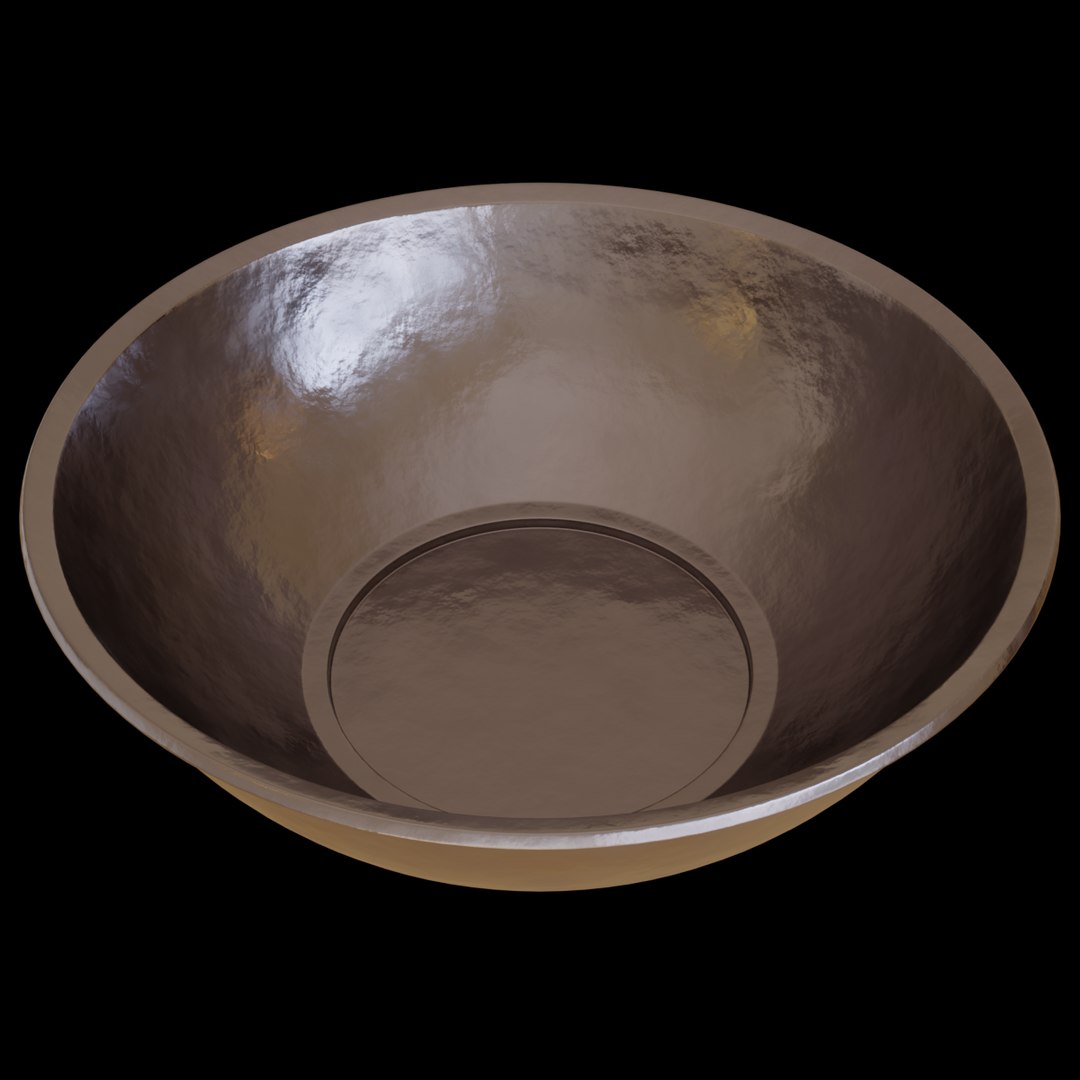 3D model metal bowl decoration TurboSquid 1482808