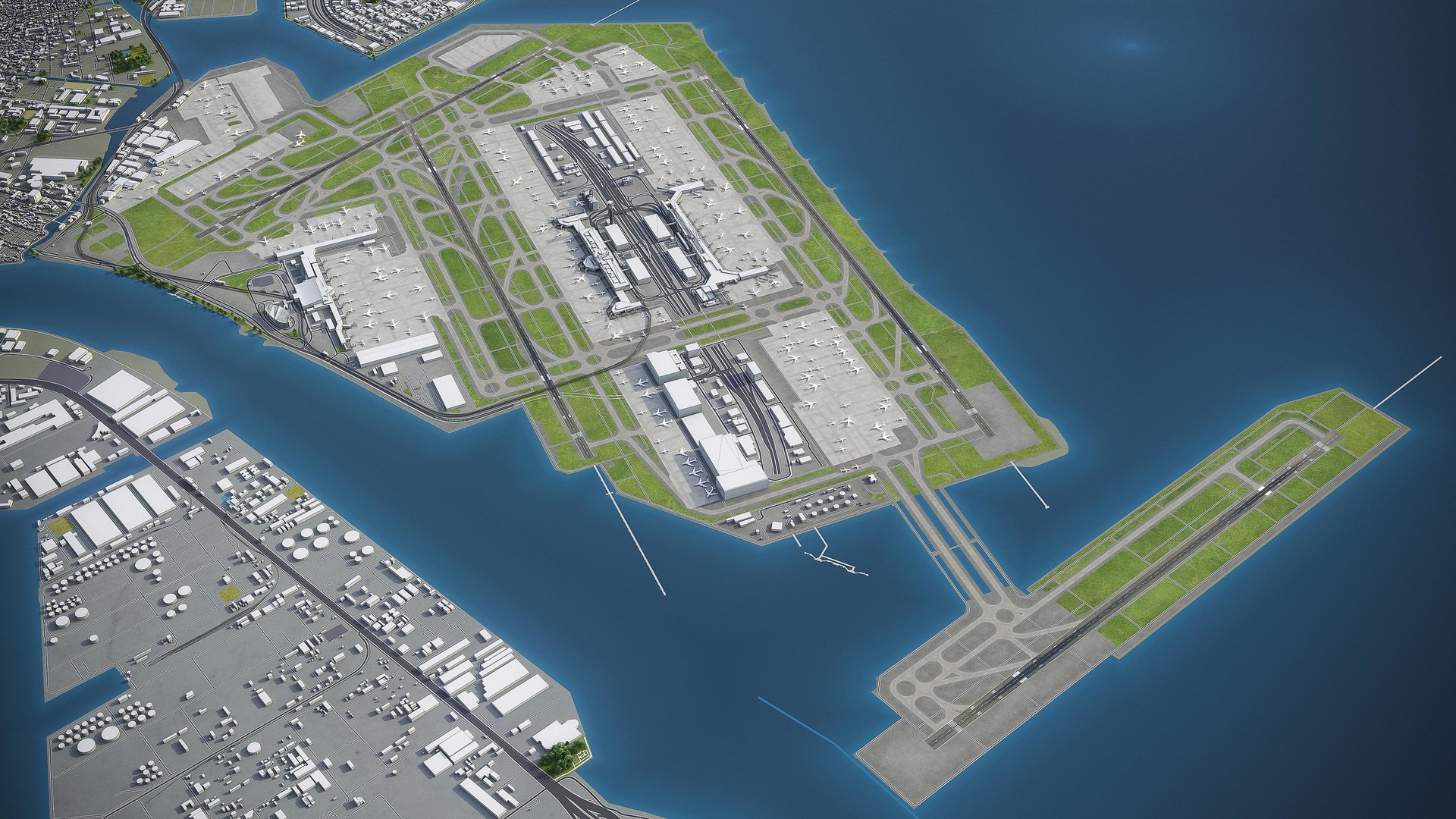 Haneda Airport Runway Diagram