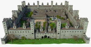 3D town medieval model