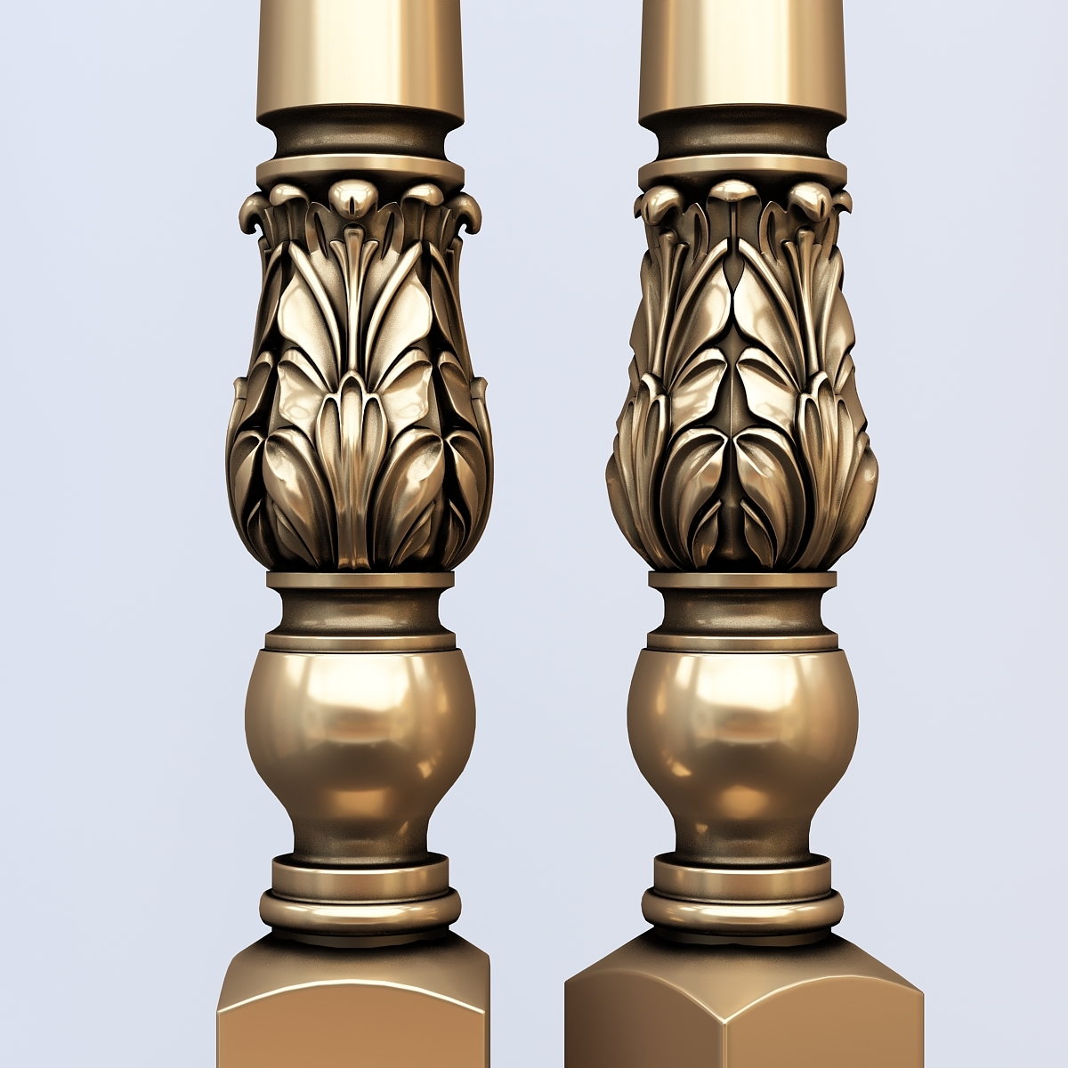 Baluster classic 3D model - TurboSquid 1482846
