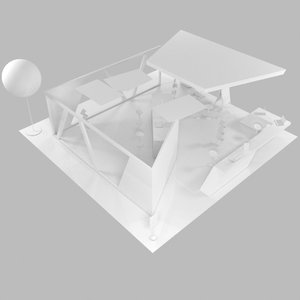 3D exhibition booth design