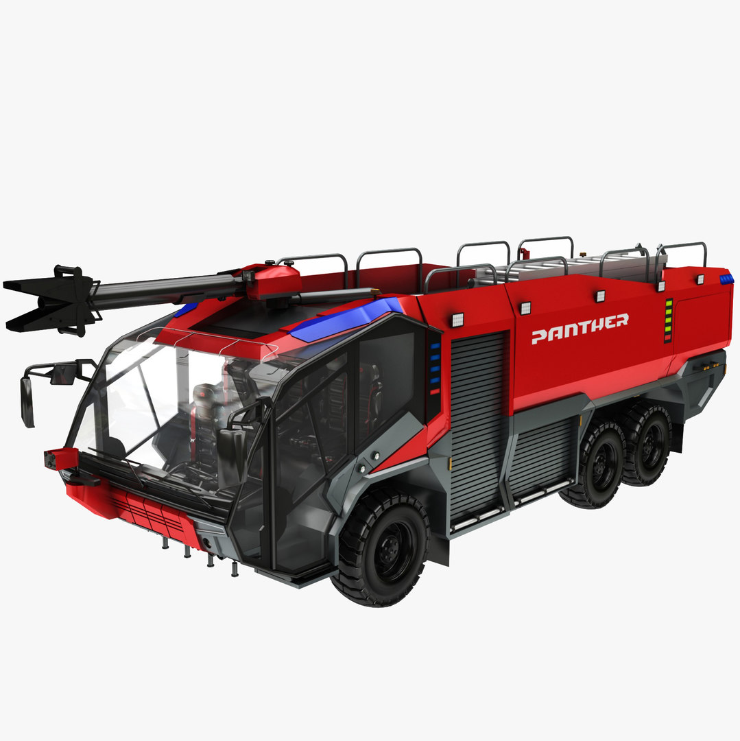 Rosenbauer panther 6x6 s model - TurboSquid 1483124