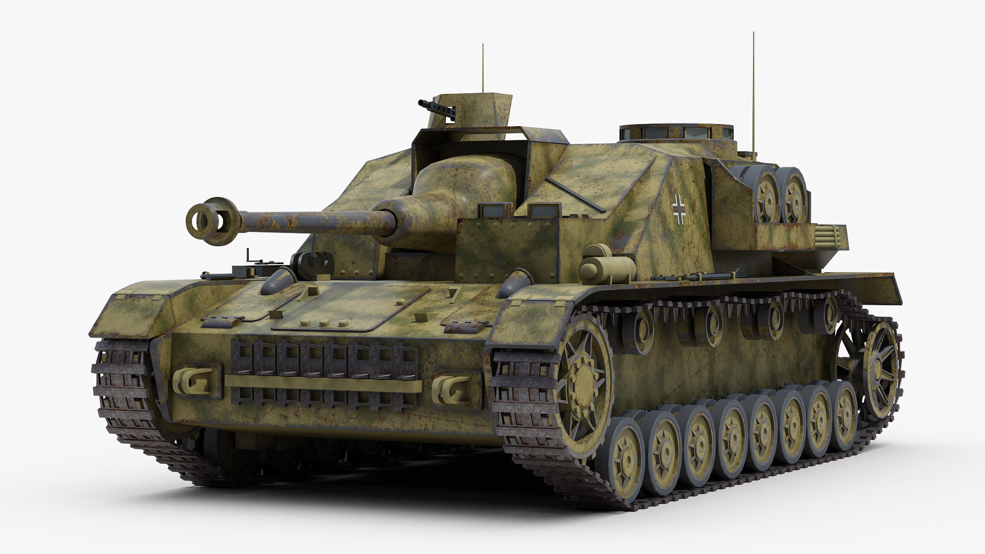 Ww2 german stug sdkfz 3D model - TurboSquid 1483201