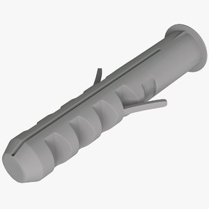 3D plastic anchor plug