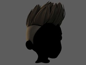 3D hair style boy v70 model