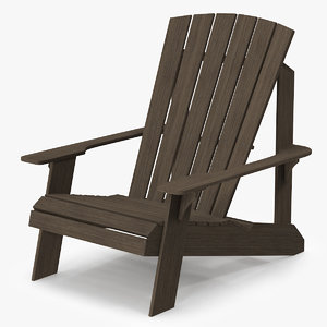 3D adirondack chair model