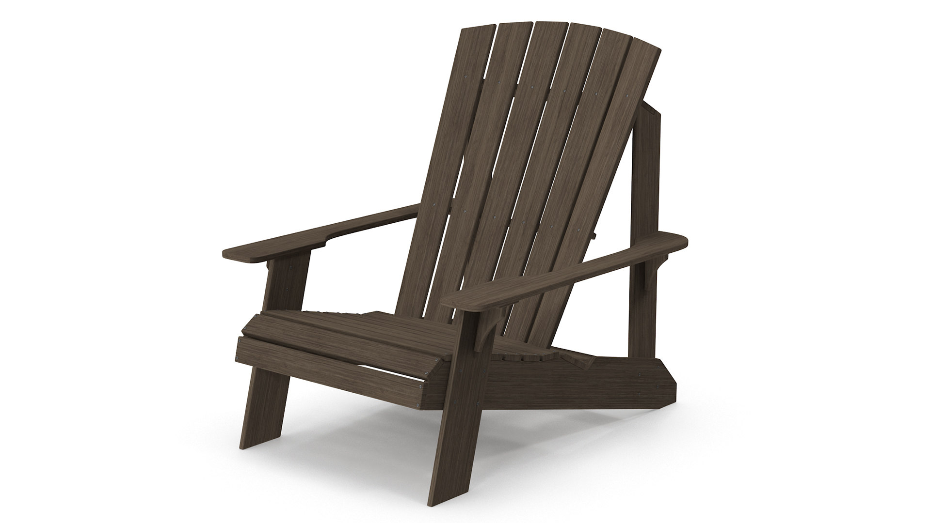 3D adirondack chair model TurboSquid 1483337