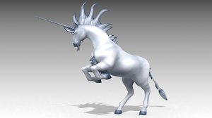 unicorn animations 3D model