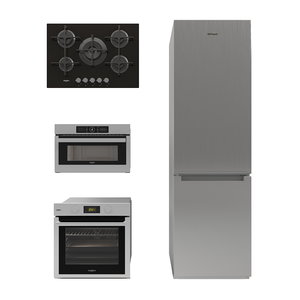 3D set kitchen appliances