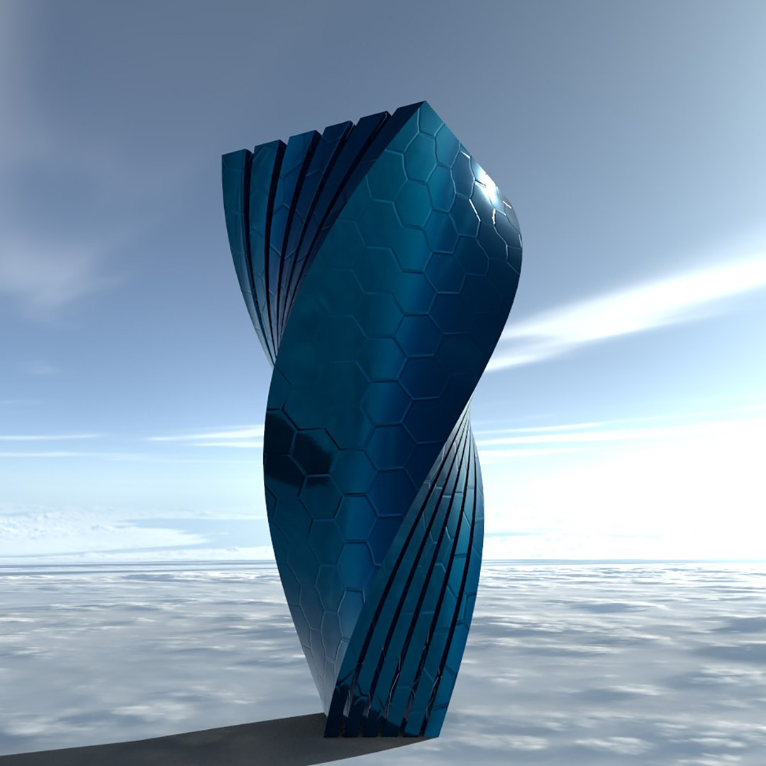 Aliens tower 3D model TurboSquid 1483838