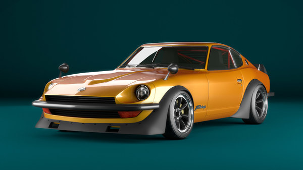 3d Datsun Wide Body Option Turbosquid 142